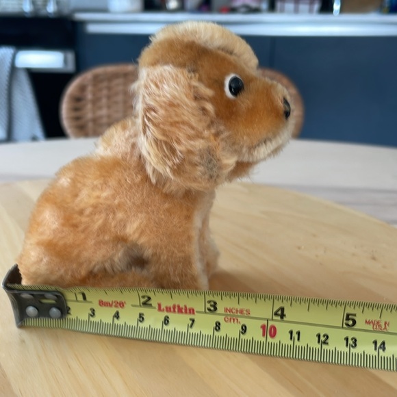 Vintage Steiff sitting dog mohair. No tag or button. - Picture 7 of 7
